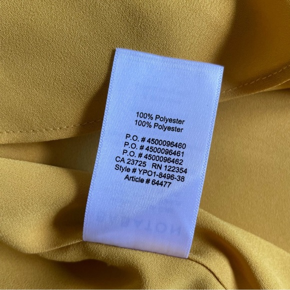 Babaton Wallace Wrap Dress in Mustard - Picture 6 of 8